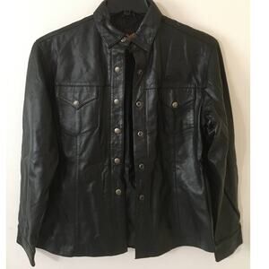 Easy Riders Women's Large Soft Supple Black Leather, Lined Motorcycle Jacket